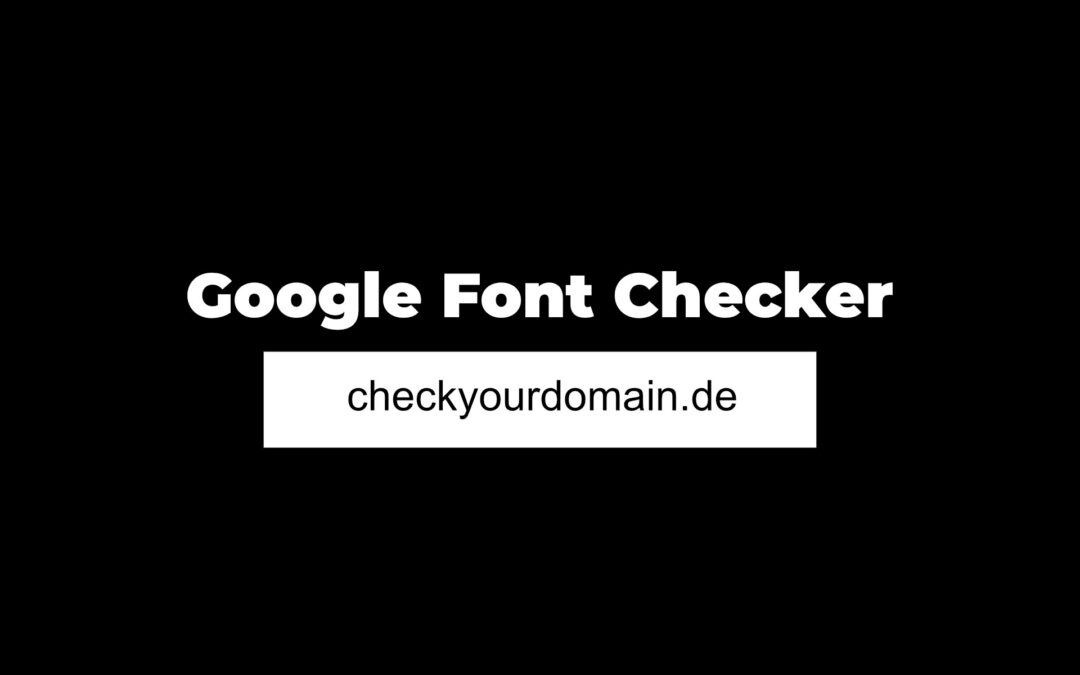 Google Fonts auf der WordPress-Website finden und blockieren